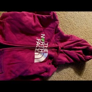 The North Face zip hoodie